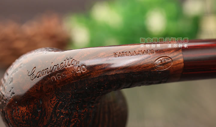 淘金周 意大利大师Caminetto白胡子石楠木手工烟斗 5件套装AC03-7