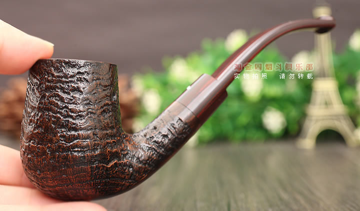 淘金周 意大利大师Caminetto白胡子石楠木手工烟斗 5件套装AC03-8
