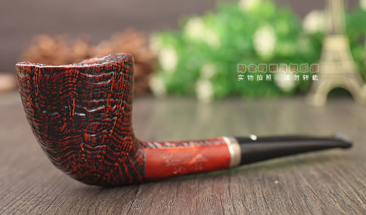 淘金周 意大利大师Caminetto白胡子石楠木手工烟斗 5件套装AC06-1