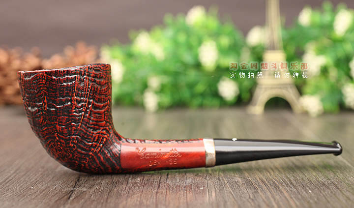 淘金周 意大利大师Caminetto白胡子石楠木手工烟斗 5件套装AC06-3