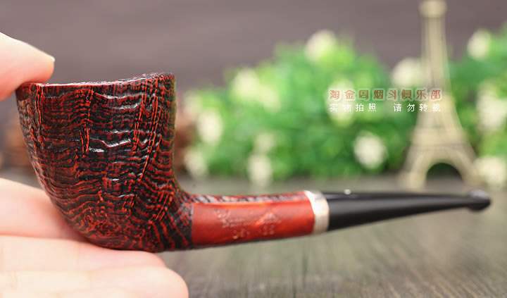 淘金周 意大利大师Caminetto白胡子石楠木手工烟斗 5件套装AC06-8