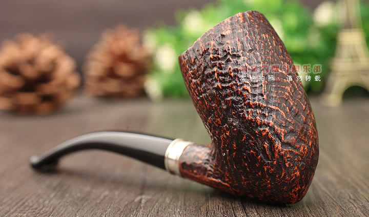 意大利芭比brebbia石楠木烟斗 五件套棕色麻面56-2