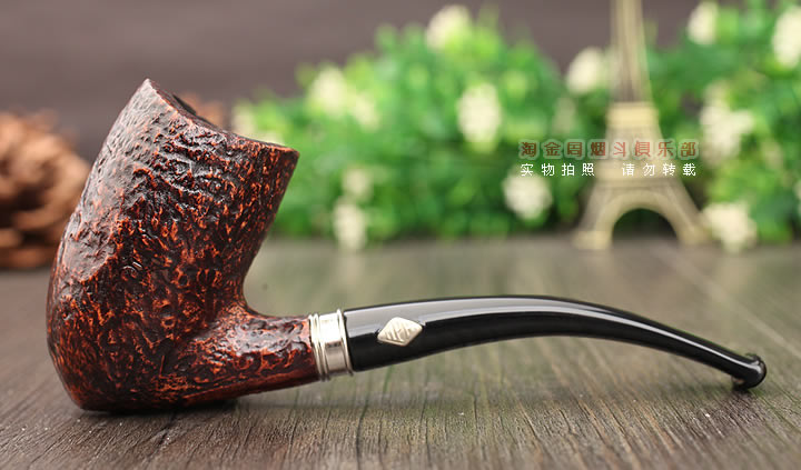 意大利芭比brebbia石楠木烟斗 五件套棕色麻面56-3