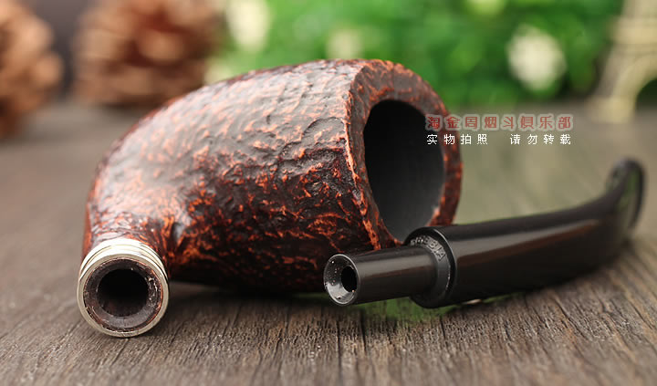 意大利芭比brebbia石楠木烟斗 五件套棕色麻面56-6