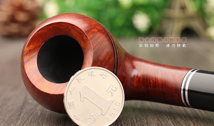 原装进口 德国华云Vauen石楠木烟斗 传统老式烟斗 光面1208-5