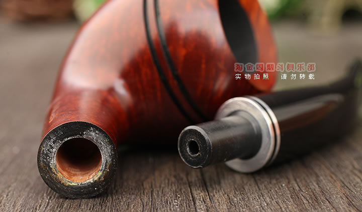 原装进口 德国华云Vauen石楠木烟斗 传统老式烟斗 光面1208-6