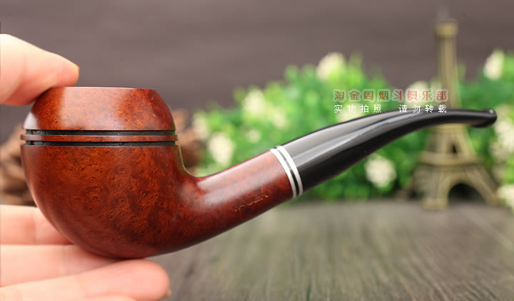 原装进口 德国华云Vauen石楠木烟斗 传统老式烟斗 光面1208-8