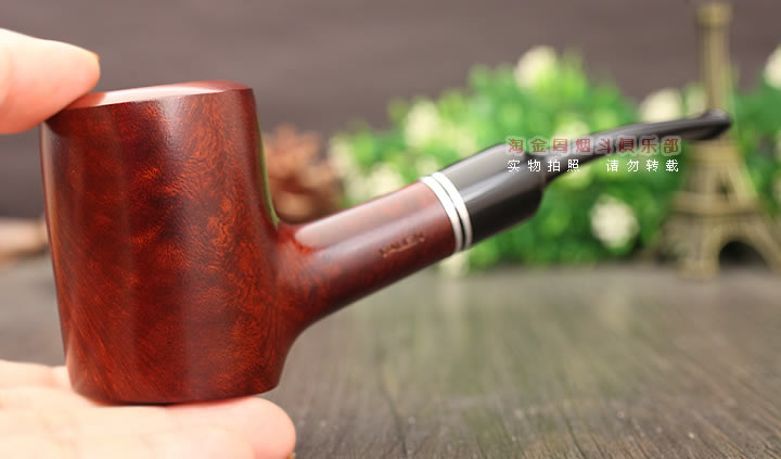 原装进口 德国华云Vauen石楠木烟斗 传统老式烟斗 光面1230-8